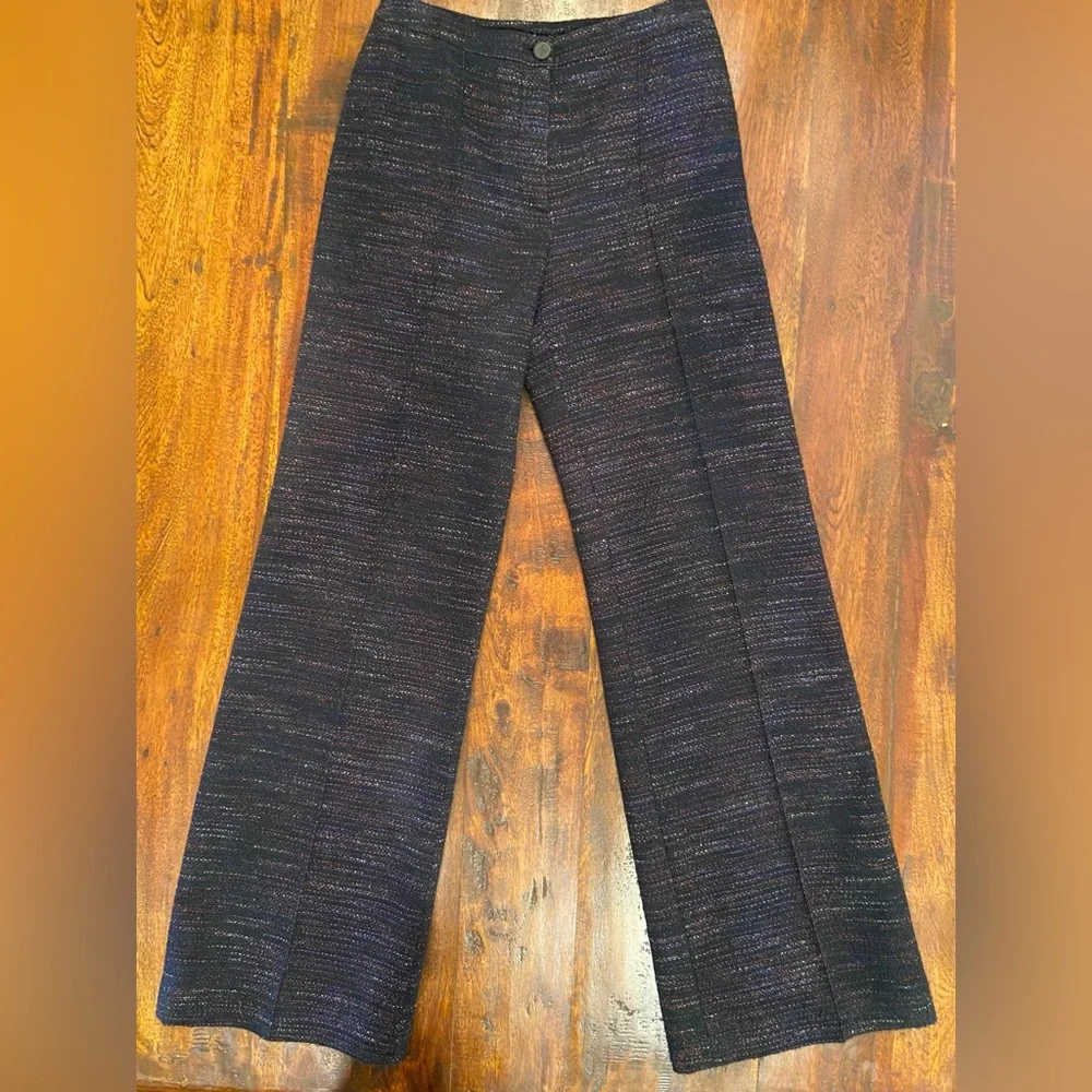 STUNNING, RARE CHANEL High-Waisted Wide-Leg Trousers